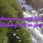 Positionierung erzeugt Energie – Marketing lässt sie fließen. Symbolbild für Markenentwicklung, Energiefluss und erfolgreiche Markenführung mit ConSOULt.